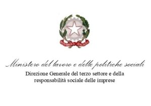 Logo Ministero del lavoro e delle politiche sociali - Direzione Generale del terzo settore e della responsabilità sociale delle imprese